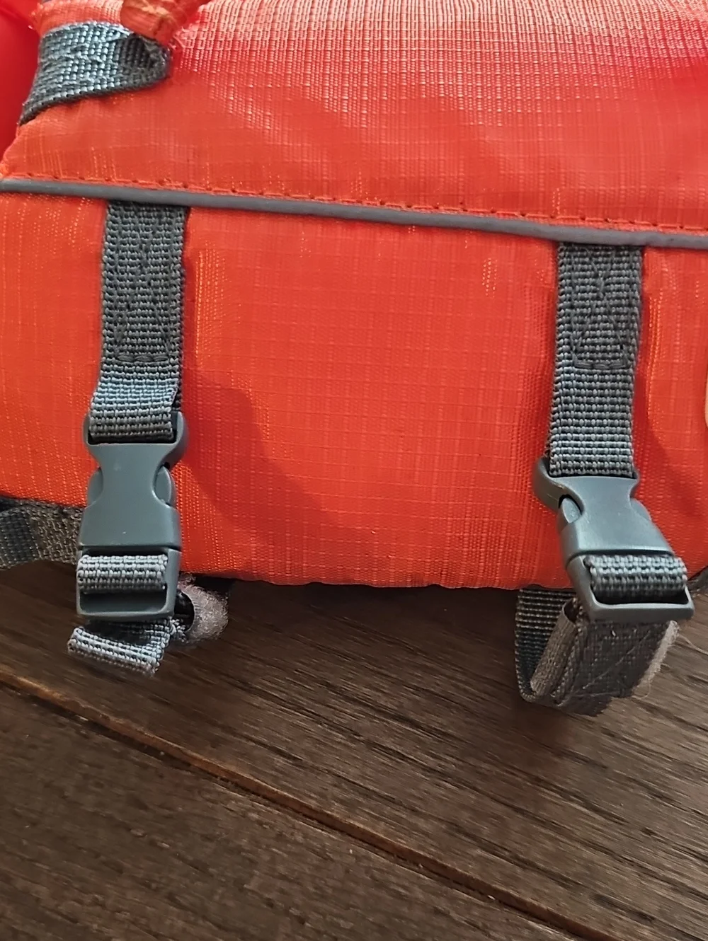 Dog Life Vest Outward Hound Orange  with Gray Trim, Size XS